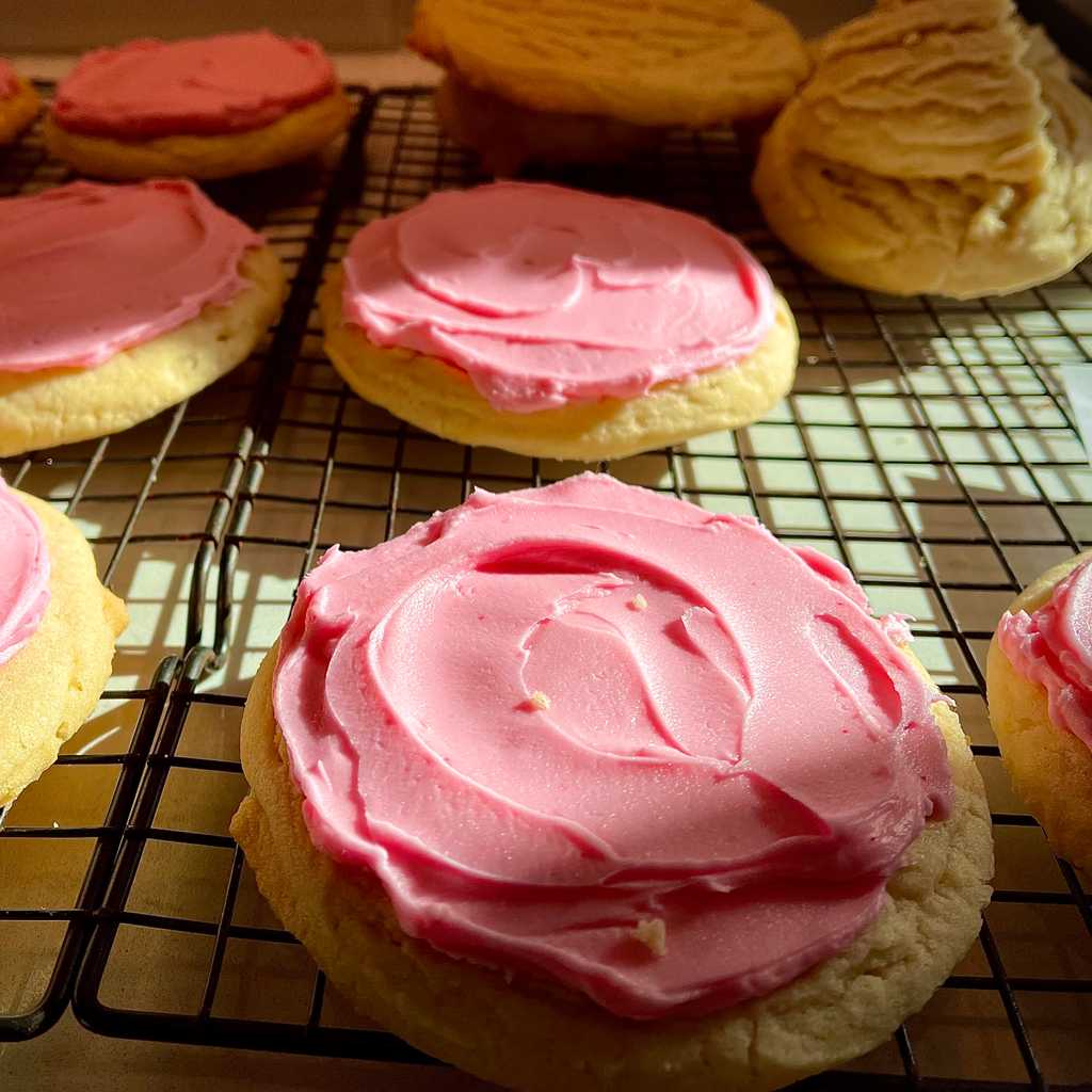 They’re buttery, if not downright greasy, with an almond frosting that is best described as “powerful.” Worth a try if you haven’t had them from Crumbl, and definitely worth saving yourself a little cash by making them instead of buying them. Also, since you’re making them, you can make them